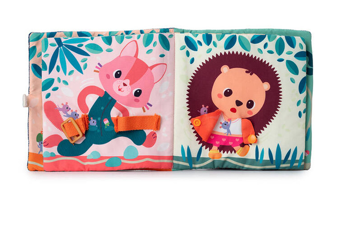 Książeczka edukacyjna Uczę się sam ubierać Piesek Jules Lilliputiens