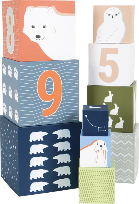 Pudełka do układania wieża Arktyka Small Foot