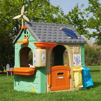 FEBER innowacyjny Domek ogrodowy Recycle Eco Segregacja odpadów Zielona Energia edukacyjna Zabawka dla dzieci