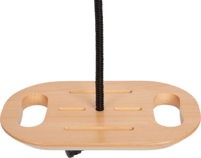 Drewniana huśtawka dla dzieci dysk z uchwytami Black Line Small Foot