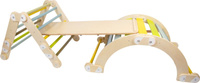 Deska do zabawy drewniana zjeżdżanie i wspinaczka Sliding board Adventure 3w1 Small Foot