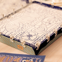 Djeco Atelier Grands Augustins Zestaw artystyczny Atelier 10 Tygrysy na jedwabiu