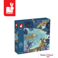 Puzzle artystyczne Spotkanie tygrysów 1000 elementów 9+ Janod