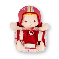 Lilliputiens Lalka z akcesoriami w foteliku rowerowym Lena do zabawy dla dzieci