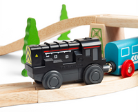 Lokomotywa z napędem spalinowa na baterie do kolejki Diesel Shunter Bigjigs Rail 