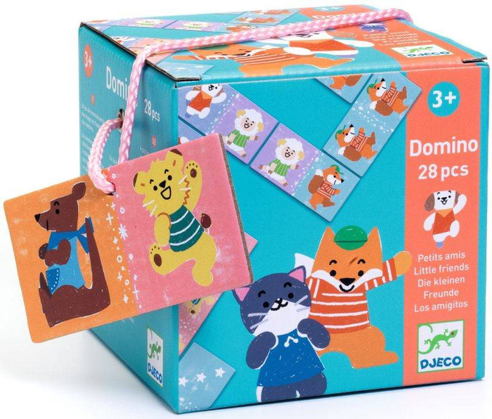 Gra edukacyjna domino MALI PRZYJACIELE Djeco