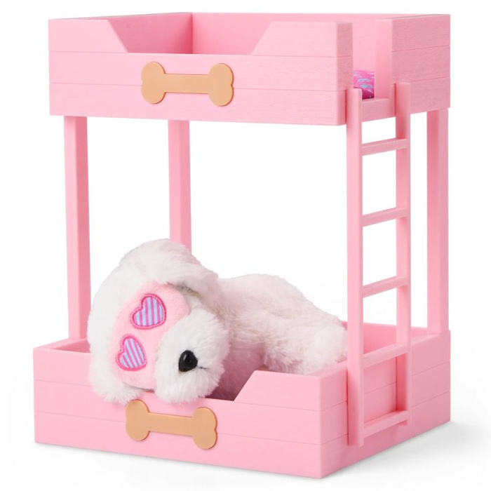 Łóżko piętrowe z pieskiem i akcesoriami różowe Puppy Dreams Bunk Bed Our Generation