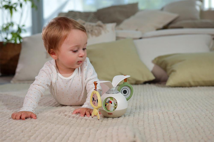 Tiny Love Karuzela interaktywna dla bobasa Czas dla Brzuszka i przenośna Zabawka 2w1 Boho Chic
