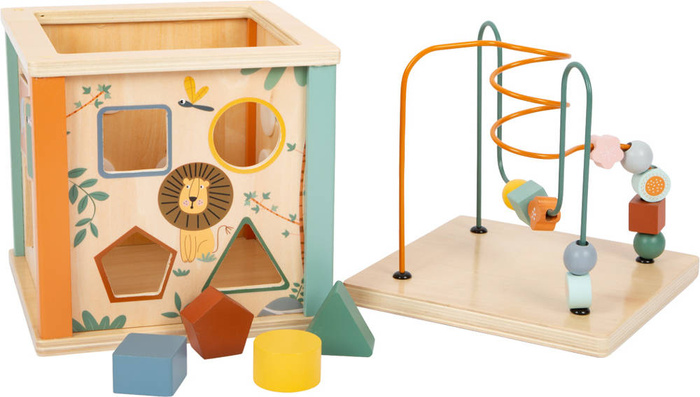 Drewniana kostka edukacyjna Safari Small Foot