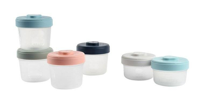 Zestaw słoiczków Clip 6 szt 2x90ml + 4x150ml Beaba