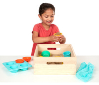 Foremki na plażę do piaskownicy formowanie babki muffinki Melissa and Doug