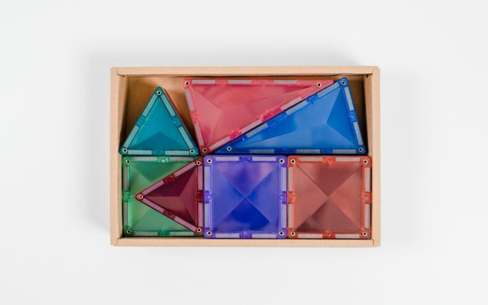 Klocki magnetyczne dla dzieci Pastel Mini Pack 32 el. Connetix