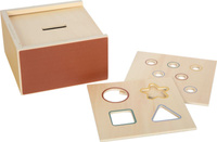 Drewniany sorter dla dzieci kształty i kolory Montessori Small Foot