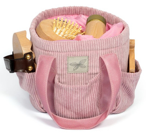 Torba z akcesoriami do pielęgnacji konia na kiju Hobby Horse róż byAstrup