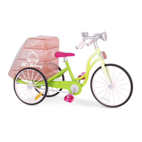 Rower do cateringu dla lalki 46cm lub podobnej OG Delivery Bike Our Generation
