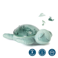 Cloud b®Tranquil Turtle™  Lampka i Pozytywka Żółw podwodny zielony dla niemowląt