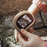 Mikroskop cyfrowy dla dzieci kieszonkowy KidLupe brązowy z ekranem LCD Kidinex