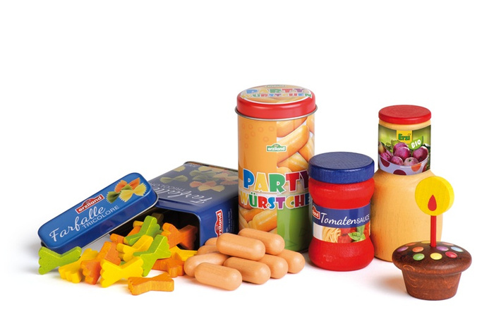 Zestaw przysmaków do zabawy w dziecięce przyjęcie Erzi