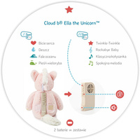 Cloud b® Soothing Sounds Przytulanka pozytywka jednorożec Ella