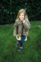 Drewniana huśtawka dla dzieci dysk z uchwytami Black Line Small Foot