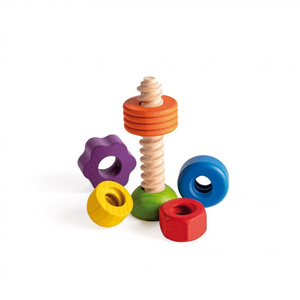 Erzi kolorowa Gra w nakręcanie śruby Zabawka sensoryczna dla malucha