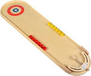 Drewniany curling stołowy, Pilch