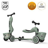 Highwaykick 1 Lifestyle 2w1 Jeździk i hulajnoga z zamykanym schowkiem 1-5 lat Green Lines SCOOTANDRIDE