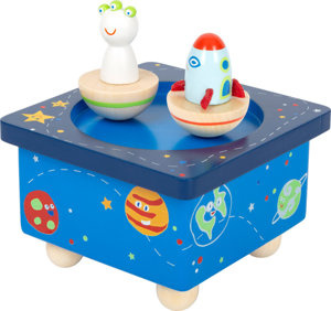 Drewniana pozytywka Kosmos z tańczącymi figurami Small Foot