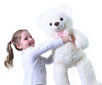 Duży miś pluszowy Lily 78 cm biały Rappa maskotki