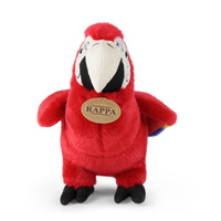 Pluszak dla dzieci papuga Ara czerwona 24 cm Rappa maskotki