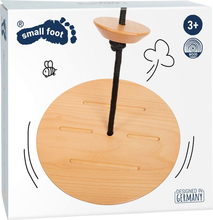 Huśtawka dla dzieci z liną wspinaczkową 2w1 Black Line Small Foot