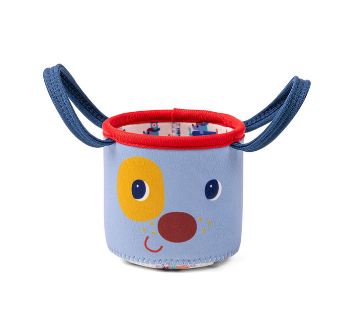 Lilliputiens Zabawka sensoryczna dla niemowląt miękkie Kubeczki do kąpieli Piesek Jules 