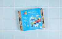 Klocki magnetyczne dla dzieci Rainbow Motion Pack 24 el Connetix