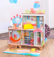 Dwustronny domek dla lalek diabelski młyn Fun Beach House KidKraft 