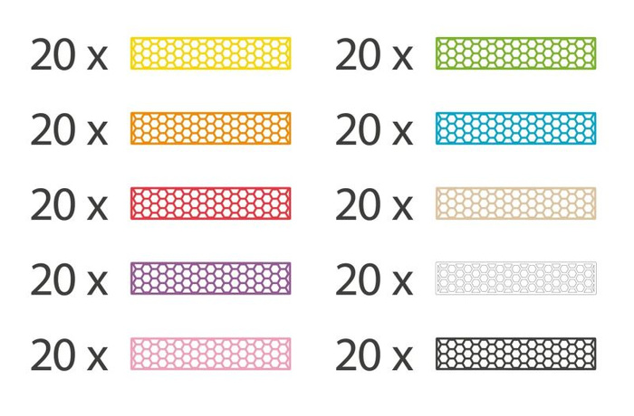 Klocki konstrukcyjne kolorowy Fun Box 200 elementów Bioblo