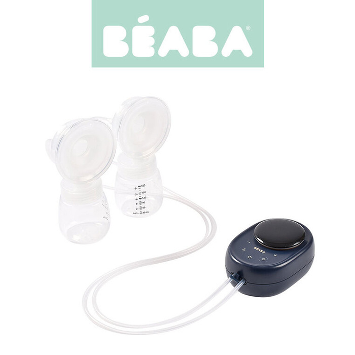 Podwójny laktator elektryczny 2x180 ml Night Blue Beaba