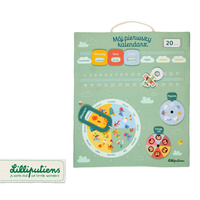 Miękka tablica aktywizująca dla dzieci Kalendarz Lilliputiens