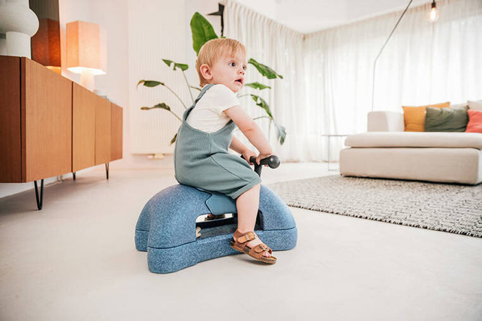 Scootandride My First jeździk pchacz dla dzieci 3w1 6 m+ Steel niebieski