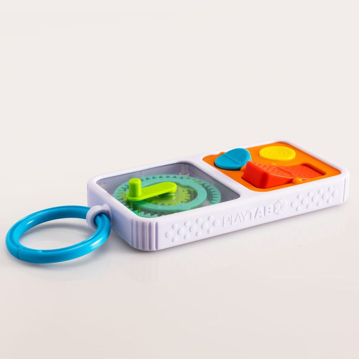 Sensoryczne kwadraty z zawieszką PlayTab Go Fat Brain Toy