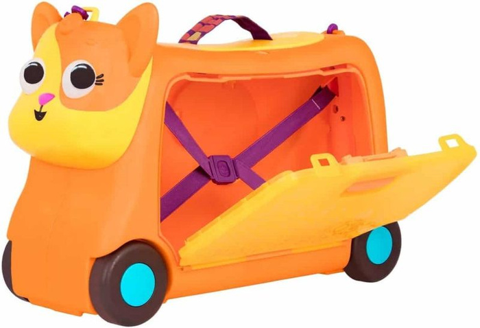 Interaktywny jeździk walizka dla dzieci Gogo Ride-On Lolo Kot B.Toys