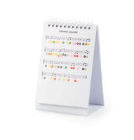 Instrument muzyczny duży bębenek językowy jasnoniebieski PUCE & PILOU Moulin Roty