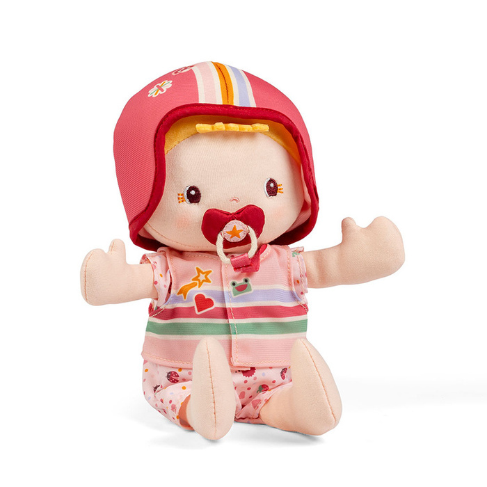 Lilliputiens Lalka z akcesoriami w foteliku rowerowym Lena do zabawy dla dzieci