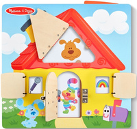 Drewniana plansza aktywności w kształcie domku Blue’s Clues & You Melissa & Doug 