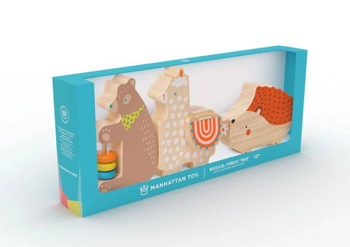 Drewniane instrumenty Muzyczne Trio Manhattan Toy