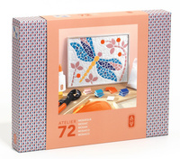 Djeco Zestaw artystyczny z akcesoriami dla dorosłych AGA Atelier 72 Mozaika