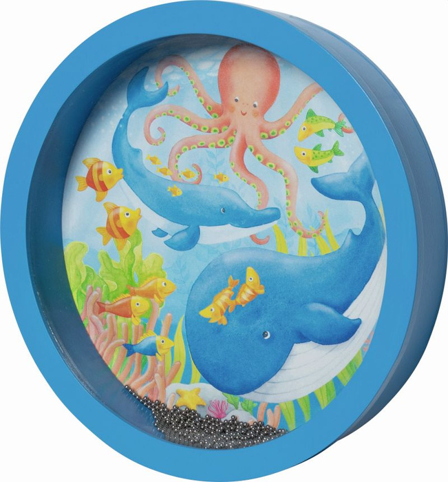 Drewniany kolorowy bębenek dla dzieci Dźwięki Oceanu Goki