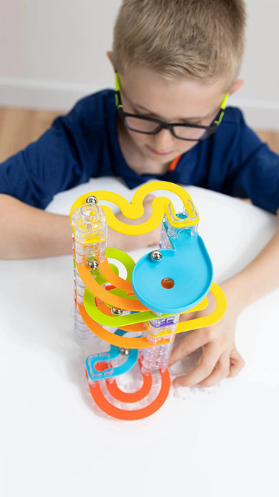 Kulodrom tor dla kulek Trestle Tracks Zestaw Konstruktorski Fat Brain Toys