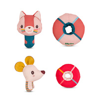 Lilliputiens Zestaw dwóch przytulanek do kąpieli Kotka Jeanne i Myszka Nina