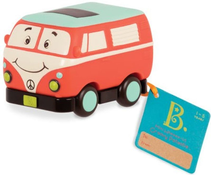 Zestaw 3 minisamochodzików z napędem Wheeee-ls! B.Toys pojazdy do zabawy