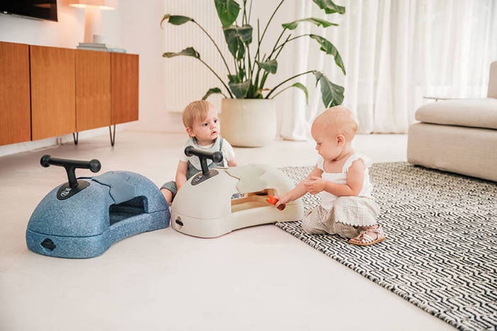 Scootandride My First jeździk pchacz dla dzieci 3w1 6 m+ Steel niebieski